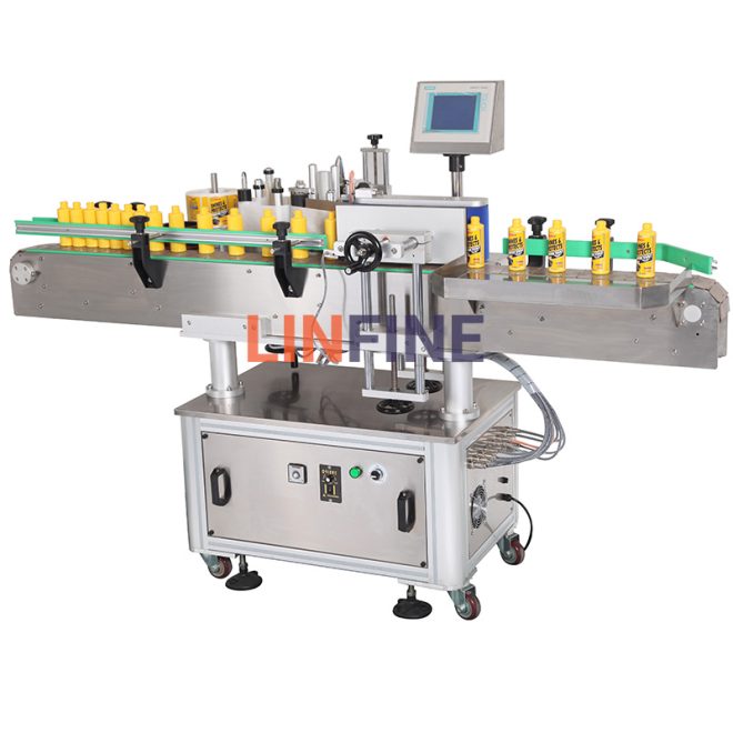 automatic round bottle labeling machine